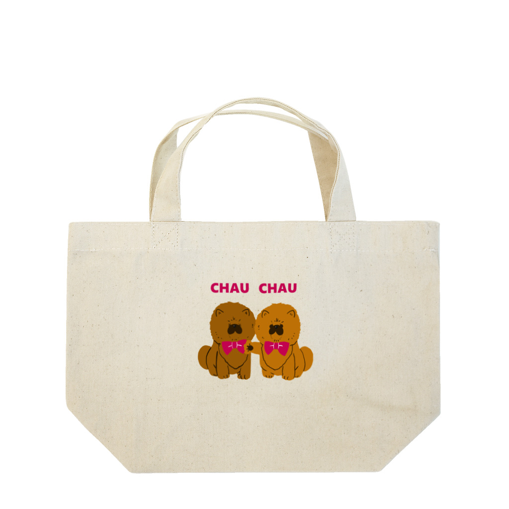 wasabishの小洒落た犬CHAUCHAU Lunch Tote Bag