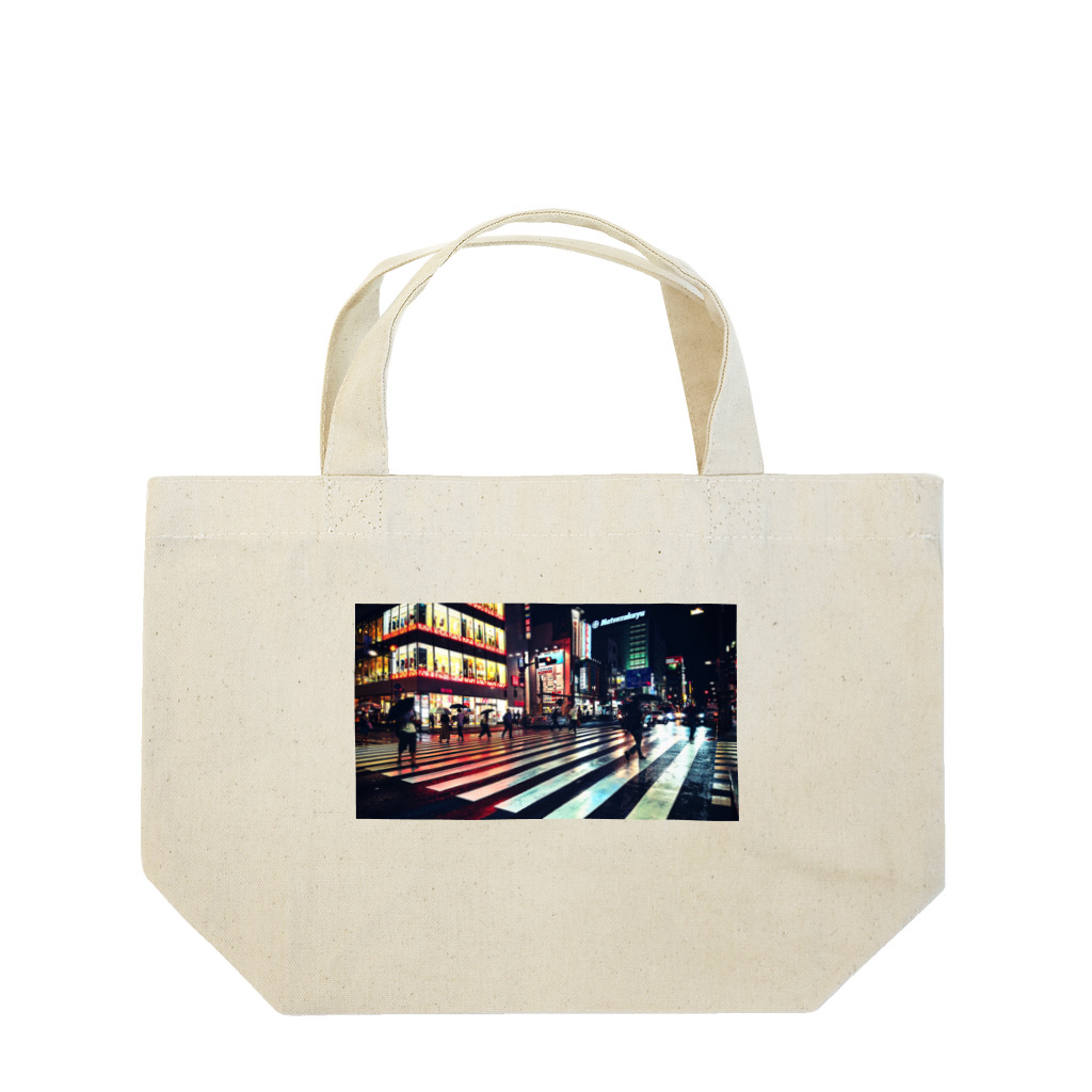 JINJIN_DRAMATIC_COMPANYの御徒町スクランブル交差点 Lunch Tote Bag