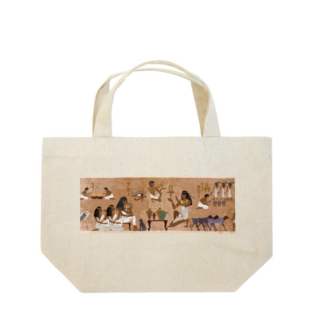 松や SUZURI店のエジプト壁画シリーズ Lunch Tote Bag