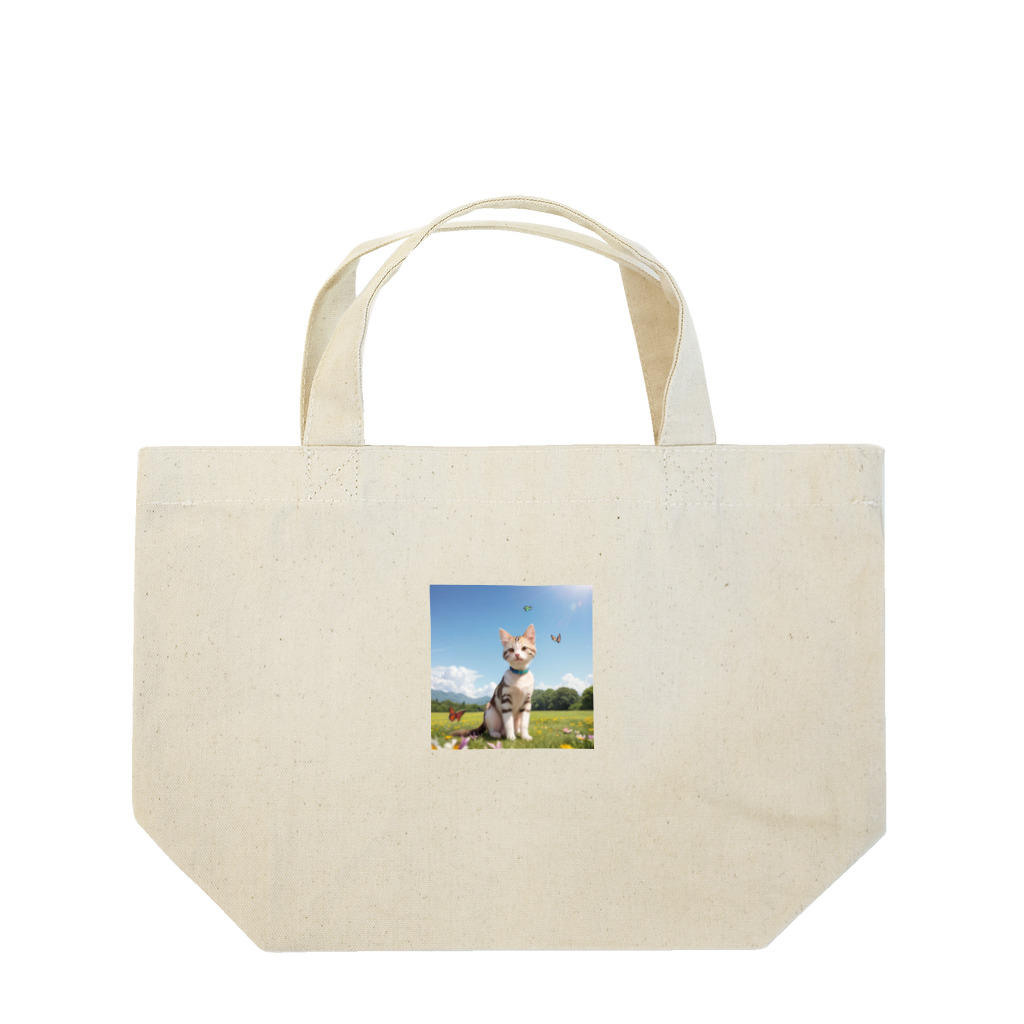 ニャムの上品さんニャン Lunch Tote Bag