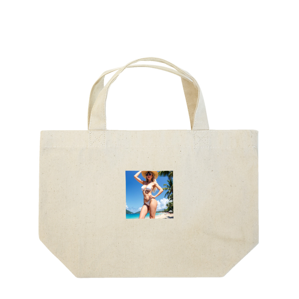 inoken_の金髪水着 Lunch Tote Bag