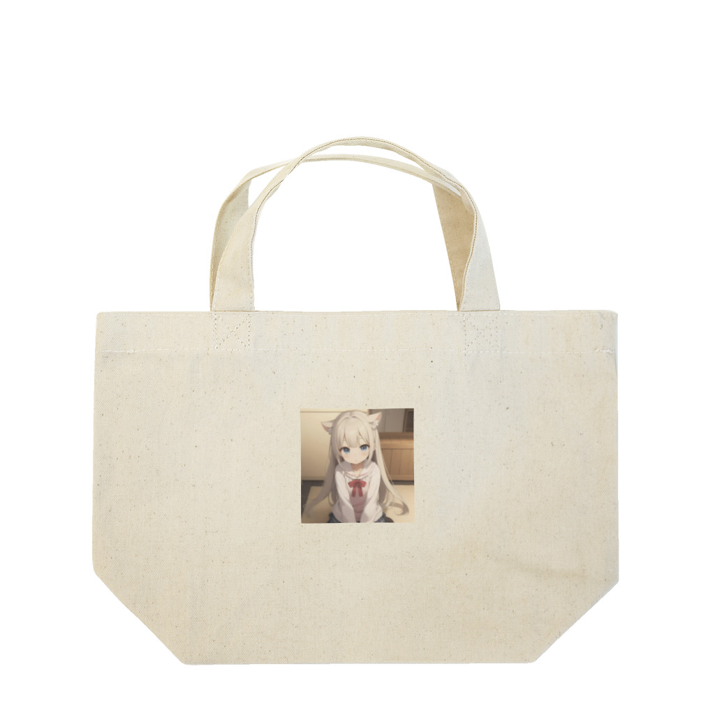 nosutarujiaの獣耳少女a Lunch Tote Bag