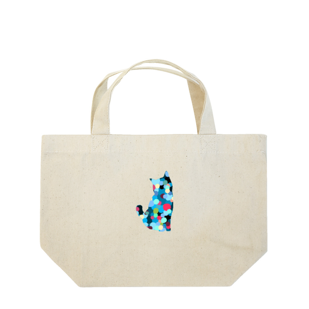 WAMI ARTの夏の水玉 Lunch Tote Bag