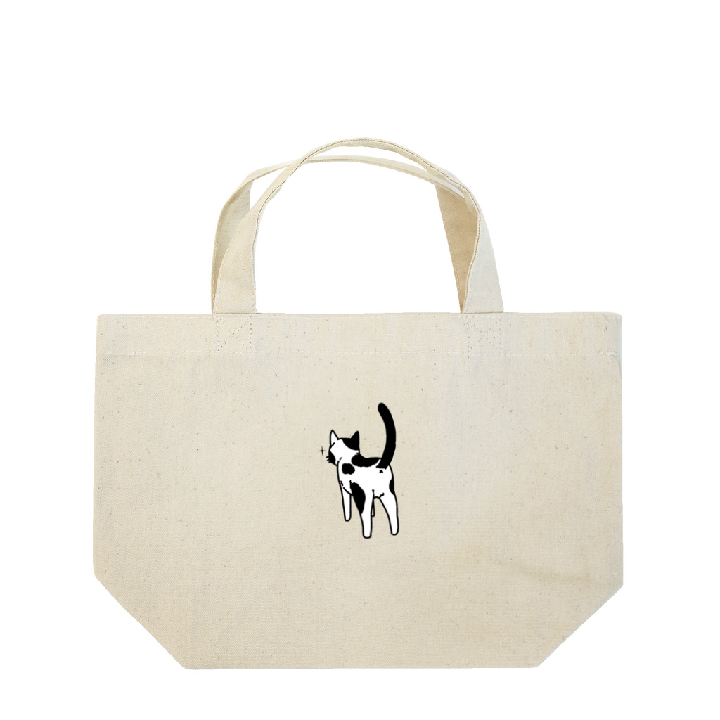 Riotoのねこけつ（ぶち猫） Lunch Tote Bag