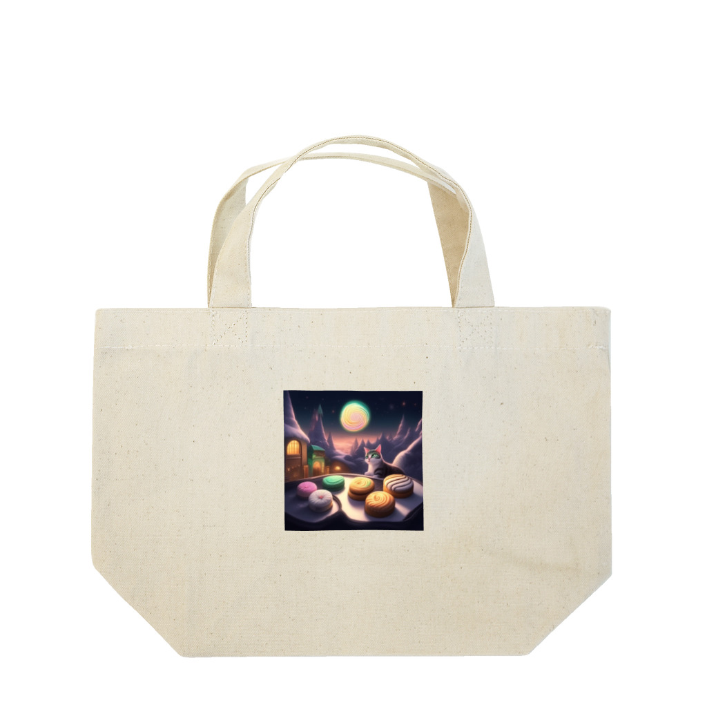 san333333333のNeko Sweets Lunch Tote Bag