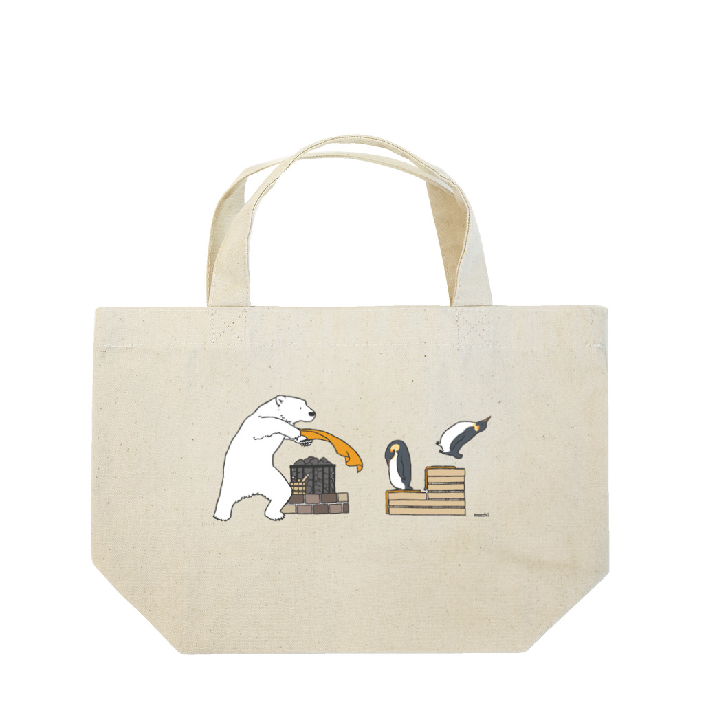 mocchi’s workshopのシロクマロウリュ Lunch Tote Bag