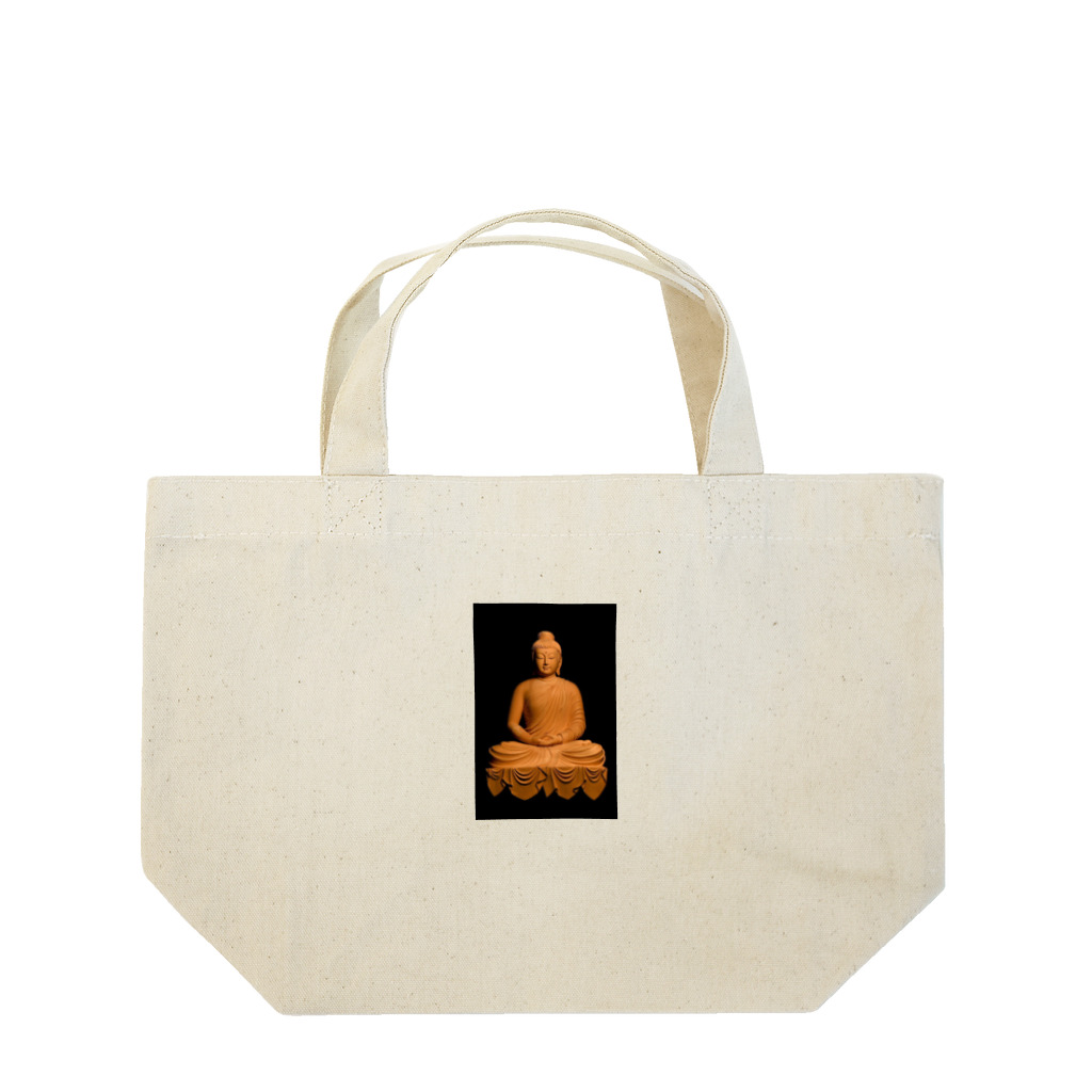 ハネ(🦄)の仏像 ランチトートバッグ