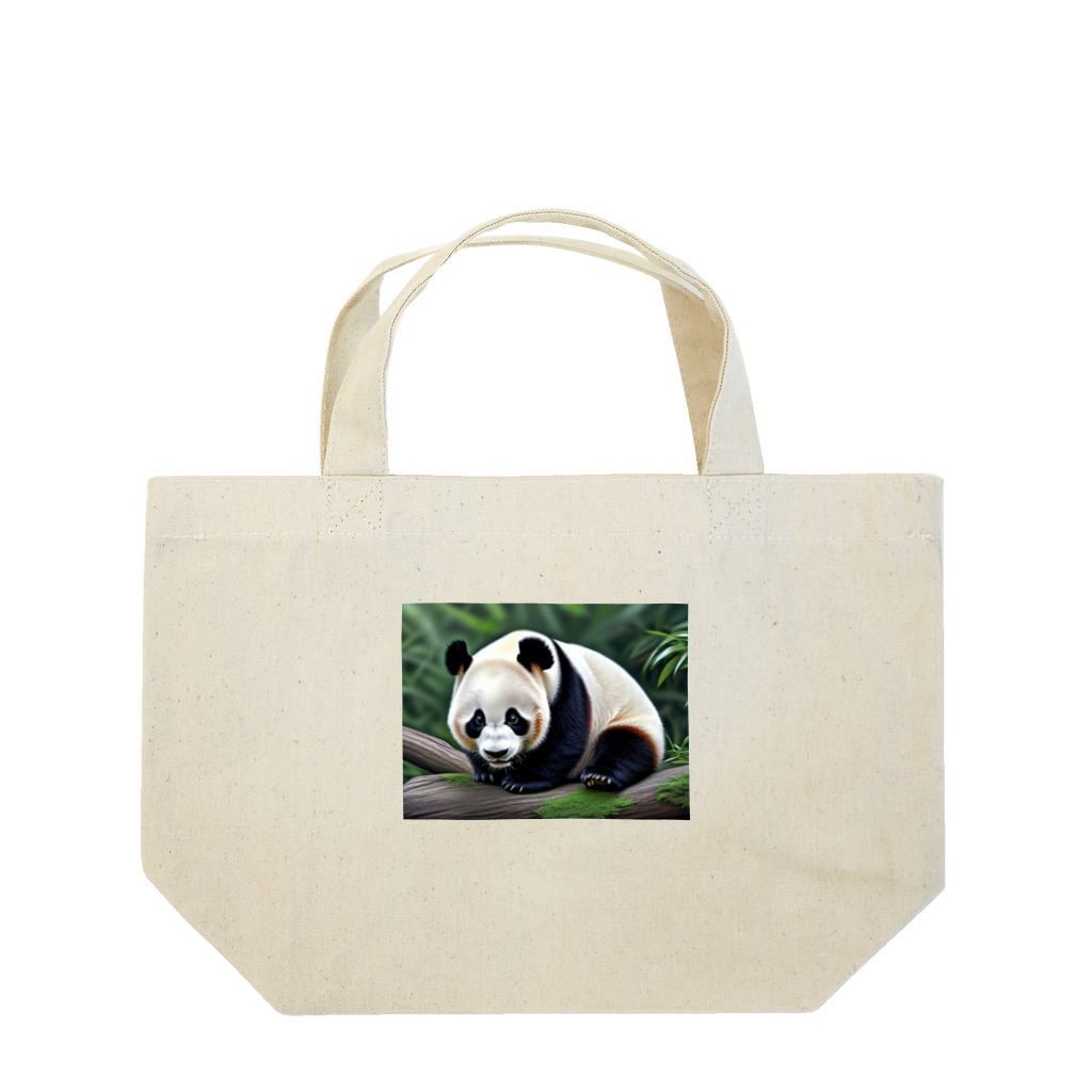 ジャパネットケフィアの竹の達人パンダ(小物) Lunch Tote Bag