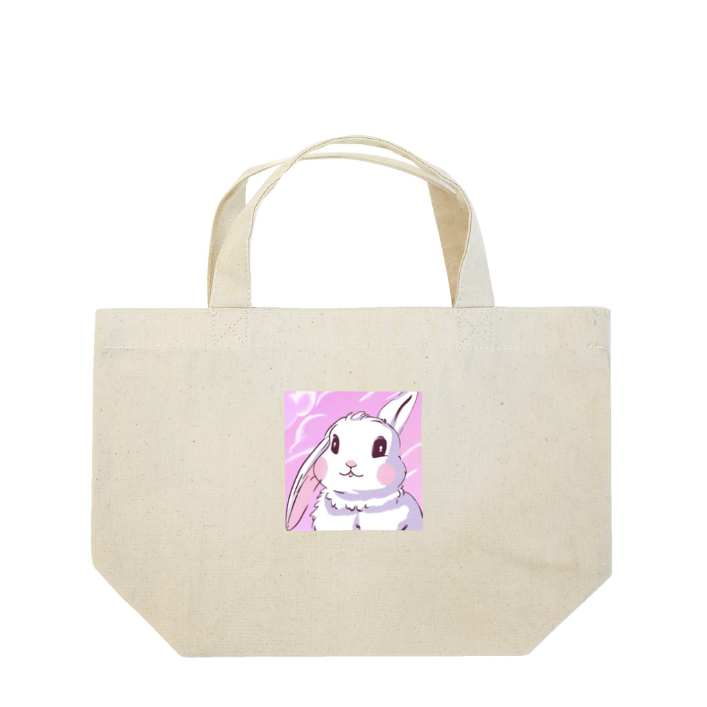 ふわふわうさぎのふわうさちゃん Lunch Tote Bag