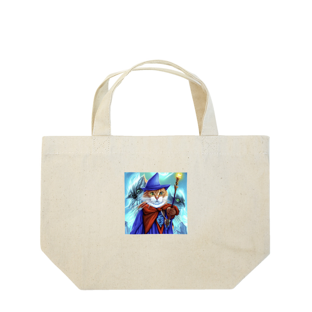 まさのお店の魔法使いの猫 Lunch Tote Bag