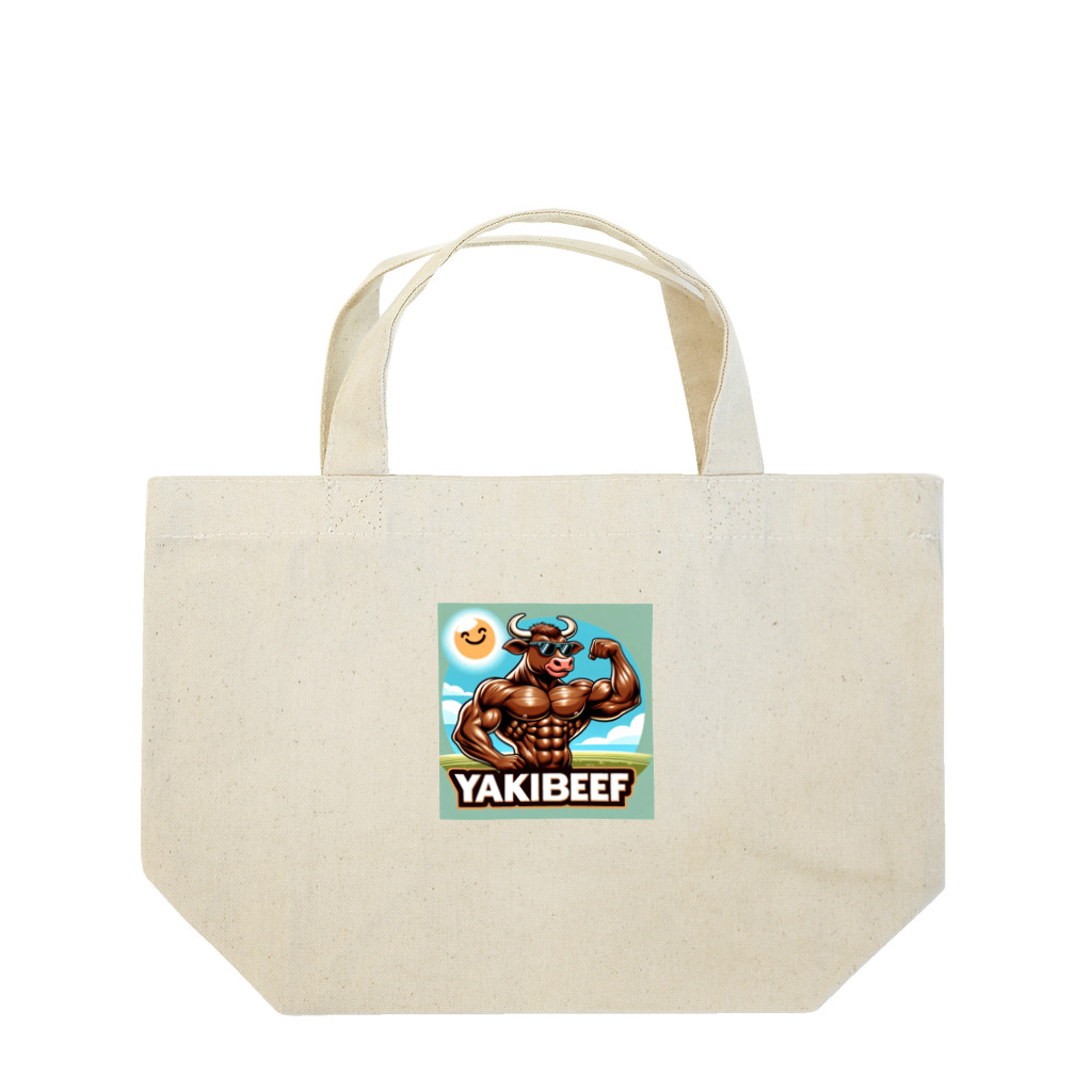 muscle_laboのYAKIBEEF Lunch Tote Bag