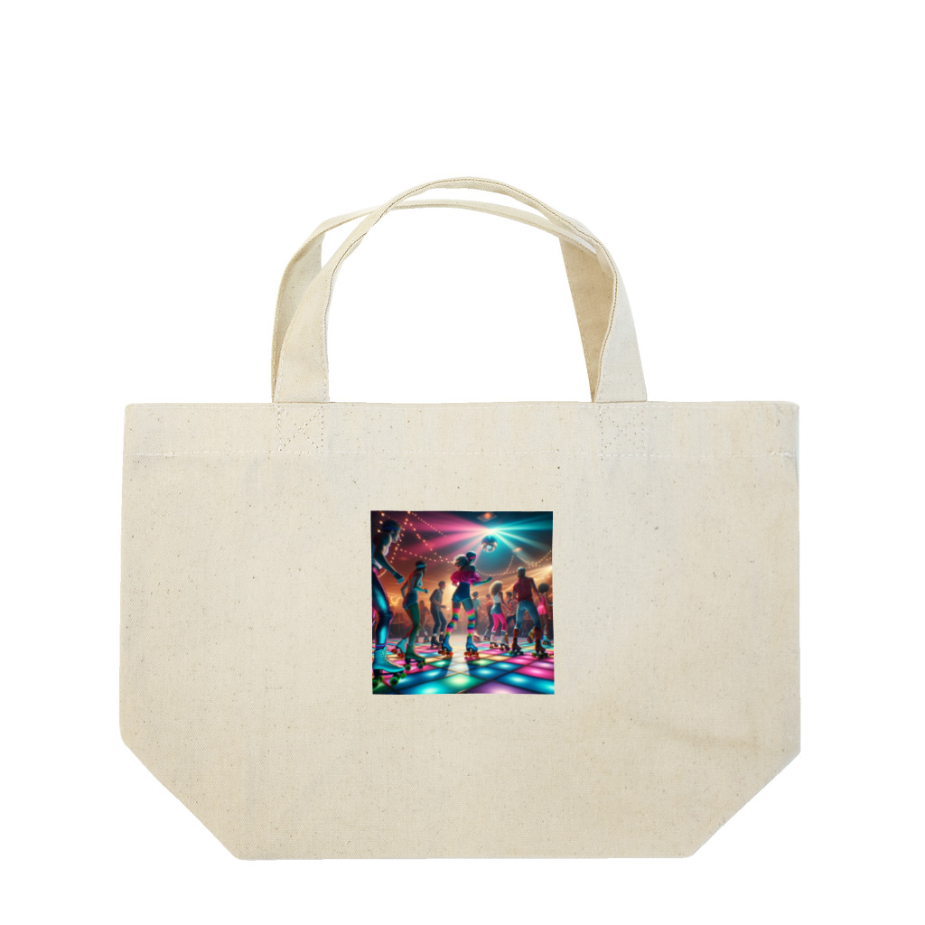 たてっぴのショップの1980年代のポップカルチャー Lunch Tote Bag