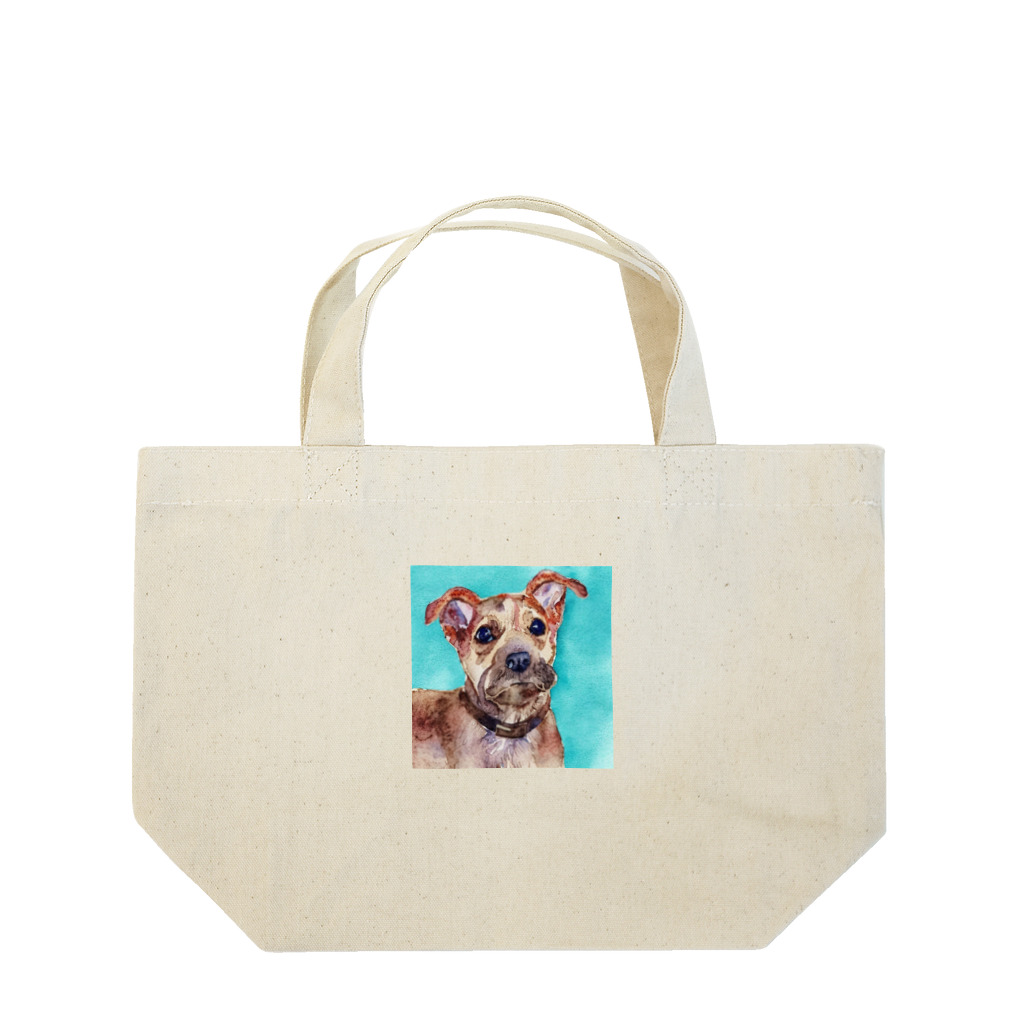 broccoli-のdog1 Lunch Tote Bag