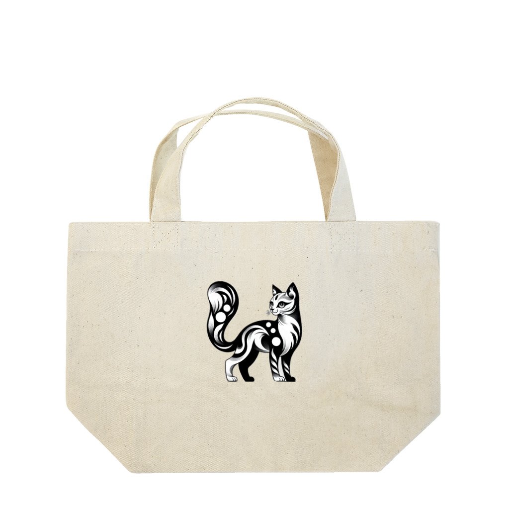 えっさほいさのおしゃキャット Lunch Tote Bag