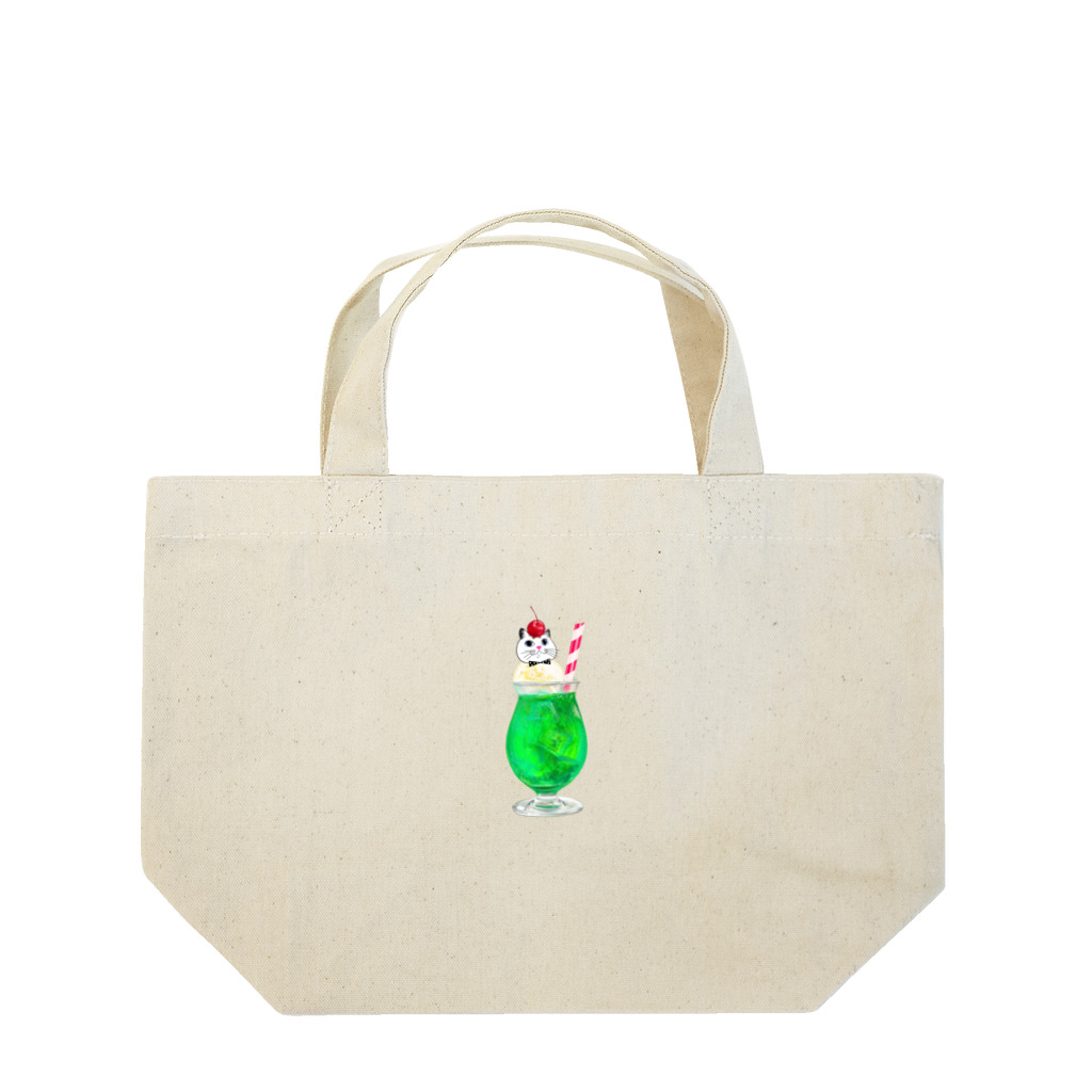 Lovecatfashionのモチ猫ちゃんクリームソーダ Lunch Tote Bag
