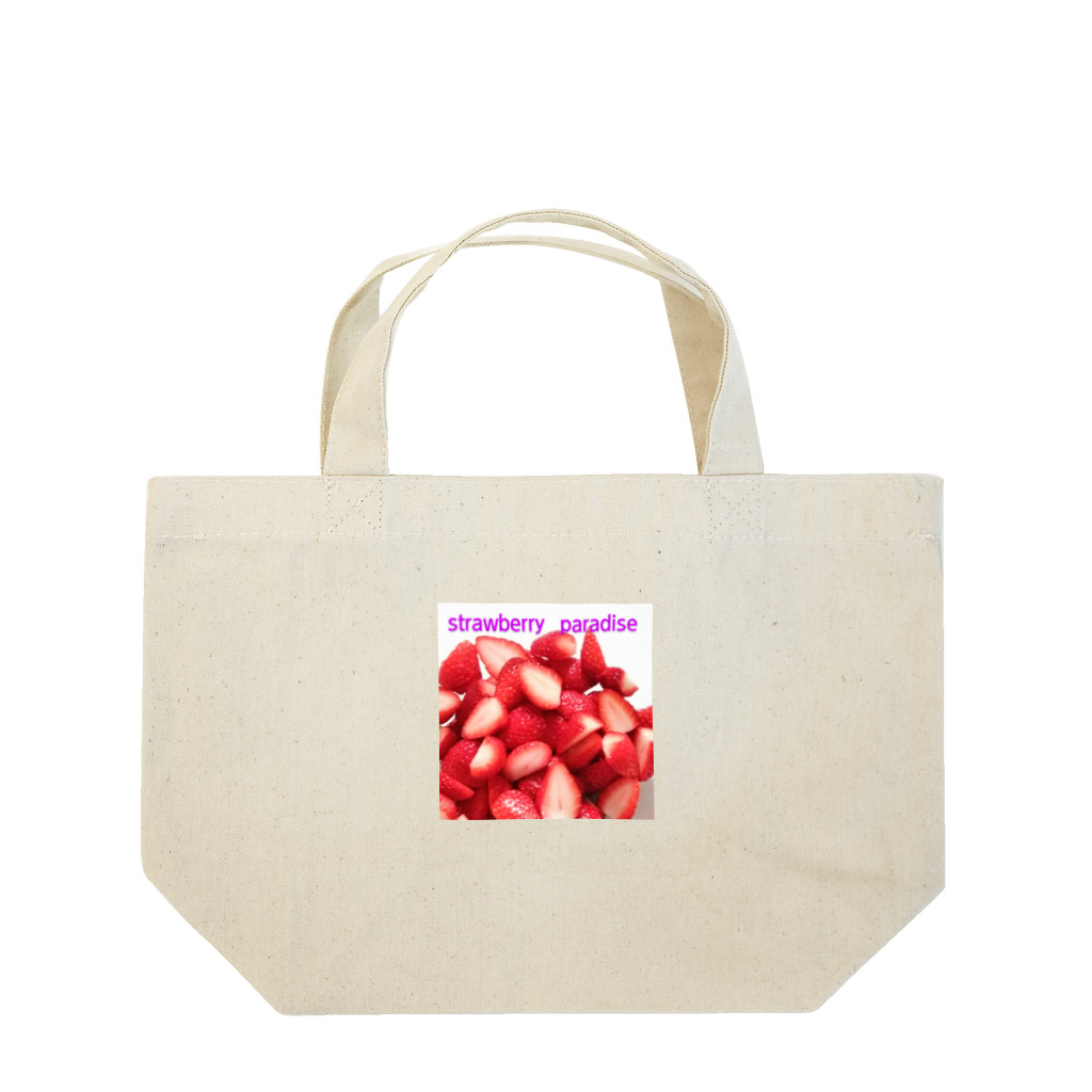 aquaMIUShopの苺天国 Lunch Tote Bag