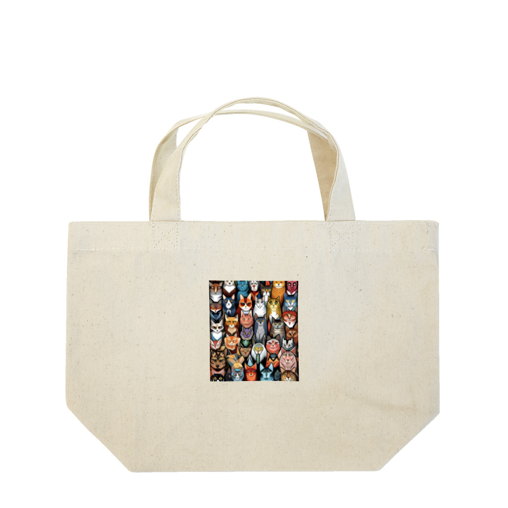 PAC (ポップアートキャット）のPAC (ポップアートキャット) Lunch Tote Bag