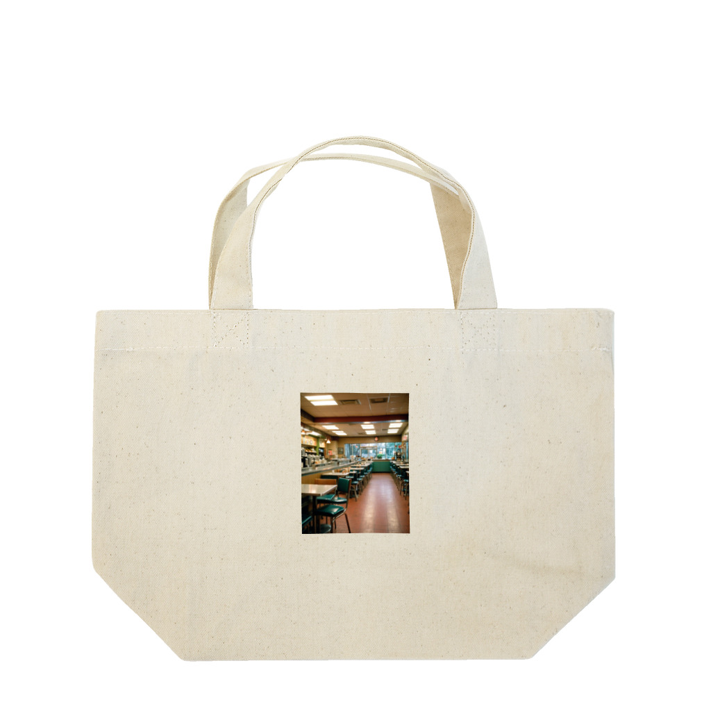 cherry-blossomsのcafe Lunch Tote Bag