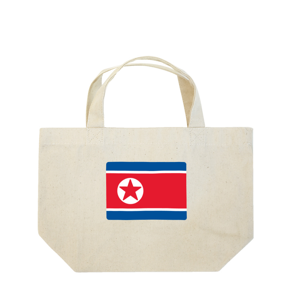 お絵かき屋さんの北朝鮮の国旗 ランチトートバッグ
