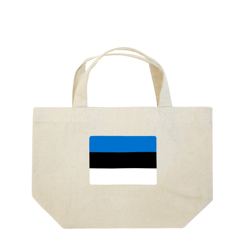 お絵かき屋さんのエストニアの国旗 ランチトートバッグ