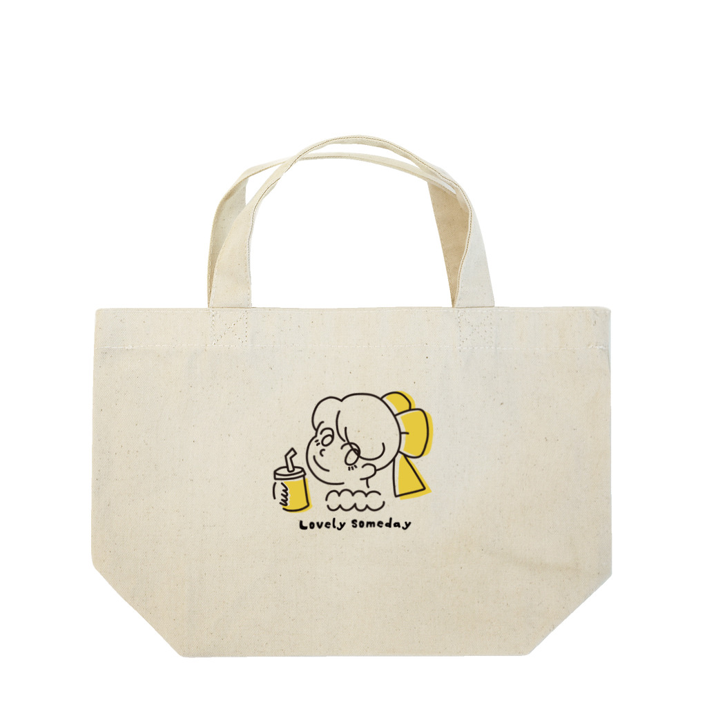 LovelySomedayのラブサムのポップデザイン Lunch Tote Bag