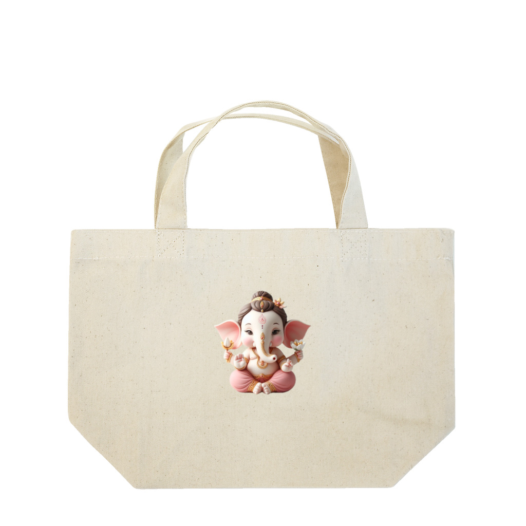 🐘Ganesha Shop🪷の綺麗めガネーシャ Lunch Tote Bag