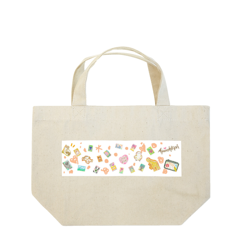 色織 彩芽 ☆4/28 START！at 横浜産貿ホール マリネリアのお絵かきクレパスコレクション Lunch Tote Bag