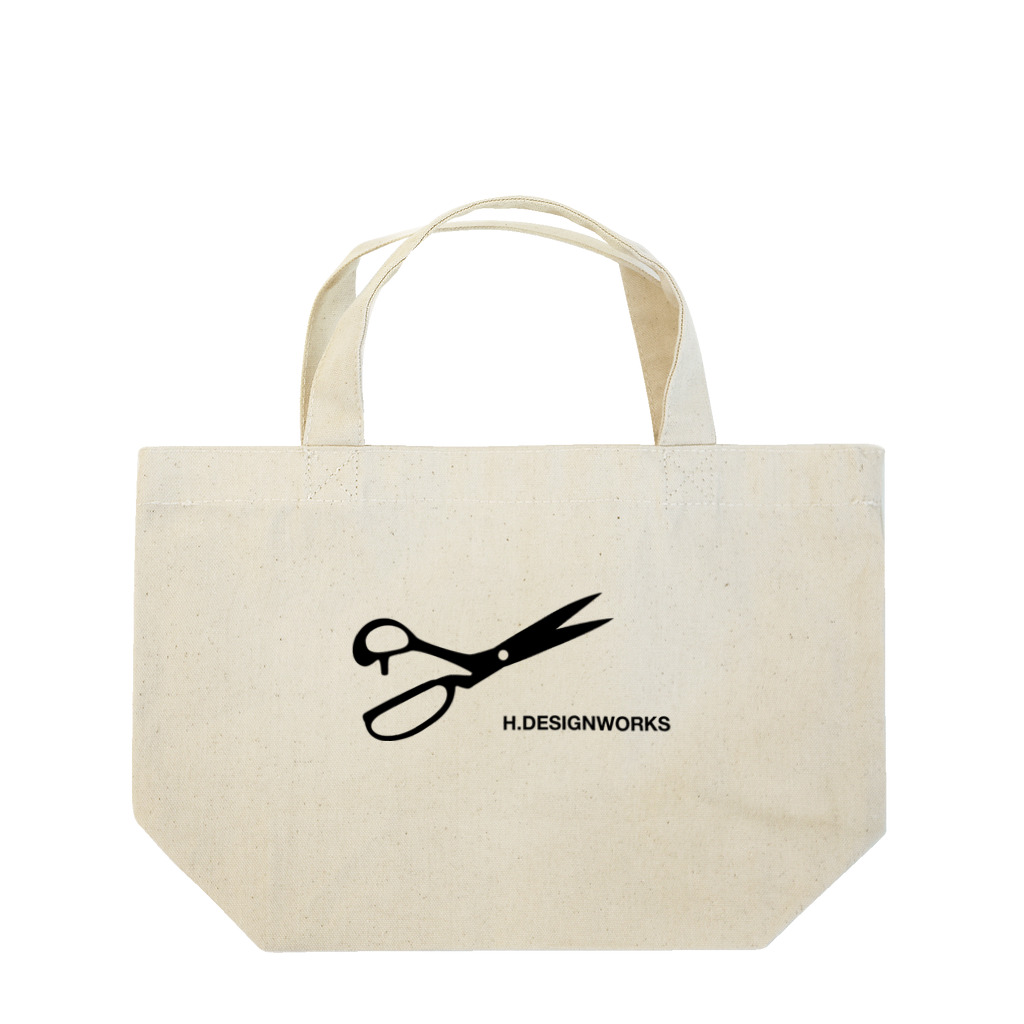 HDWの裁ち鋏 Lunch Tote Bag