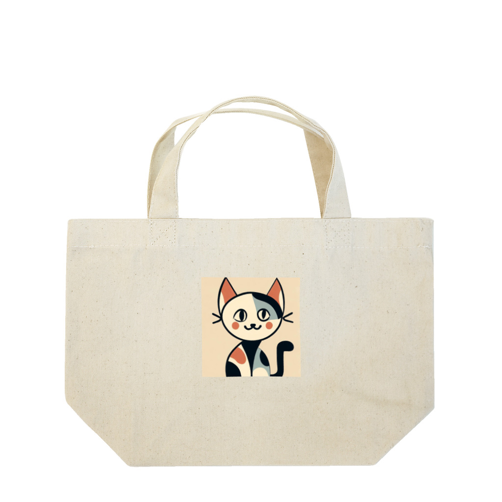 T2 Mysterious Painter's ShopのMysterious Cat ランチトートバッグ