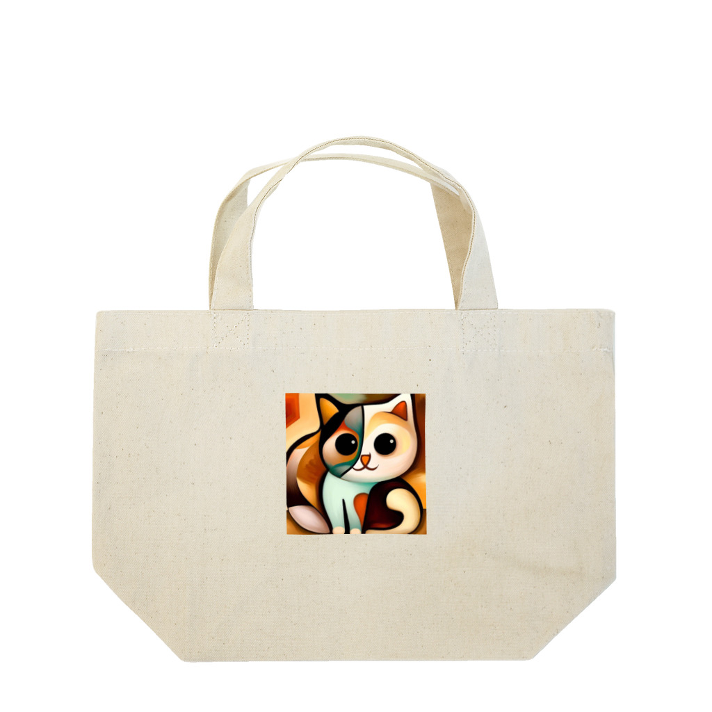 T2 Mysterious Painter's ShopのMysterious Cat Lunch Tote Bag