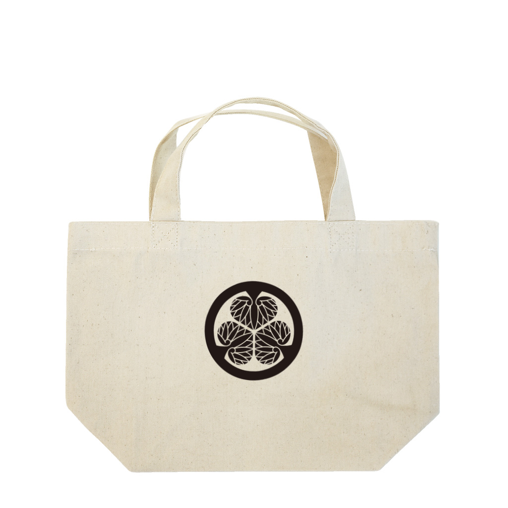 Yukimurakun「Samurai」のアオイノゴモン家紋グッズ Lunch Tote Bag