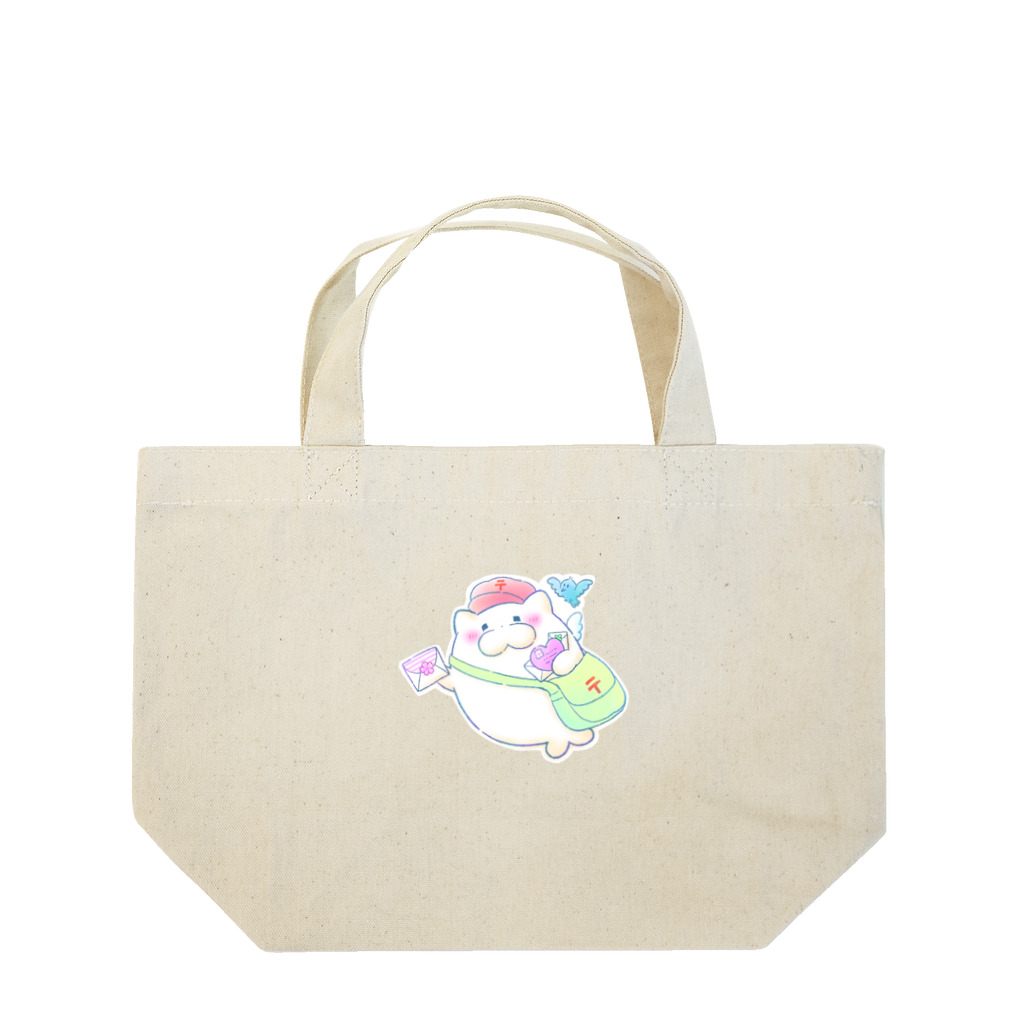 ぶらたん!!storeのしあわせ郵便屋ぶらたん💌 Lunch Tote Bag