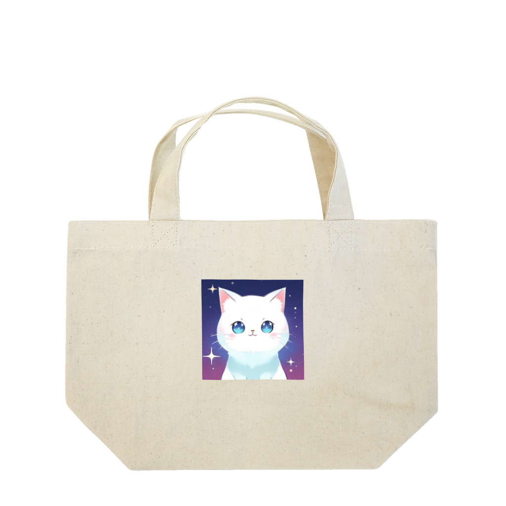 キッチンファラオのキラキラ猫ちゃん☆ Lunch Tote Bag