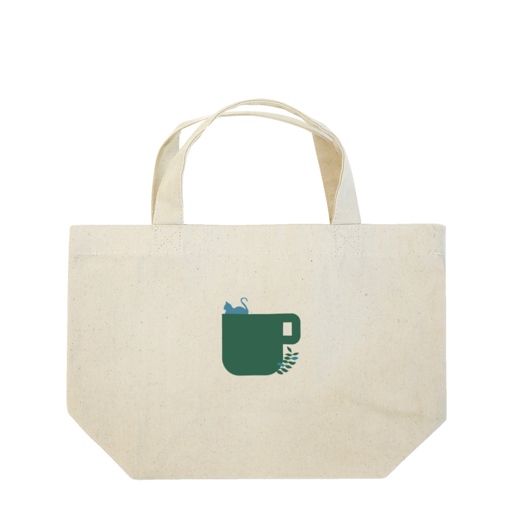 カフェイカリの【カフェイカリ】ロゴ Lunch Tote Bag