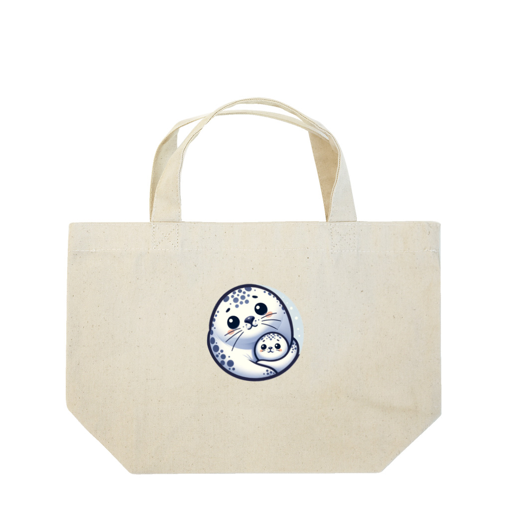 mitsu5872のゴマフの愛らしい日々 Lunch Tote Bag