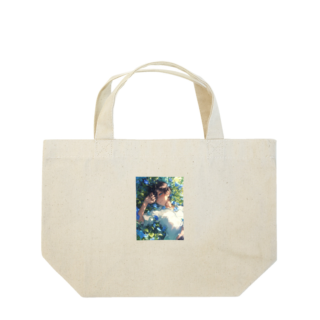 AQUAMETAVERSEの寝ぼけ顔　なでしこ1478 Lunch Tote Bag