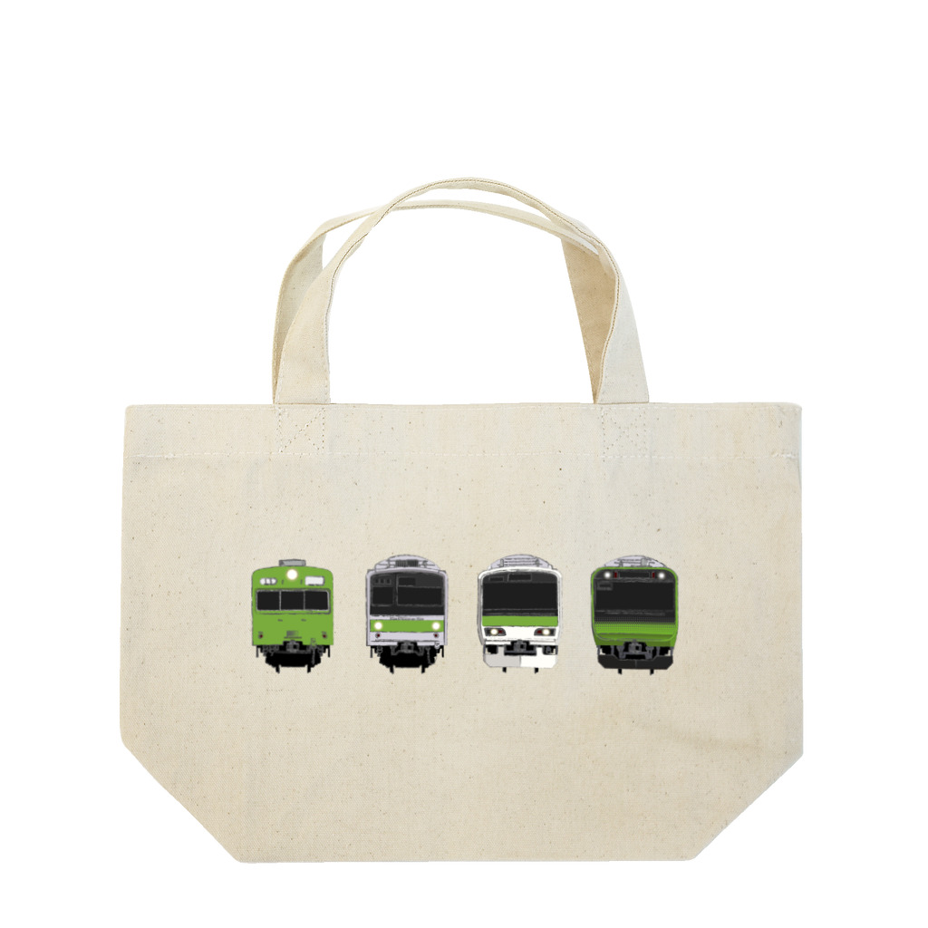 sushima_graphical_trains / SHI-DEの山手兄弟 Lunch Tote Bag