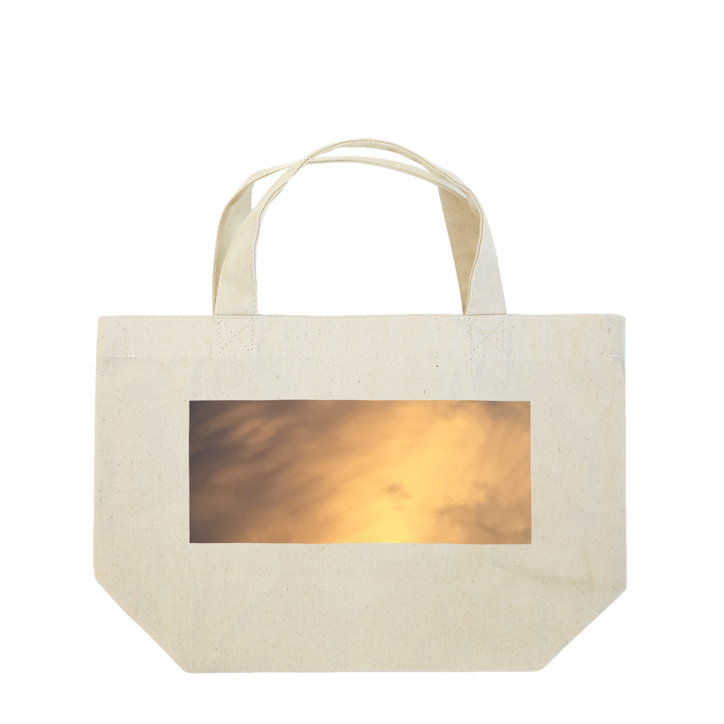 アッキーのあの日の夕日 Lunch Tote Bag