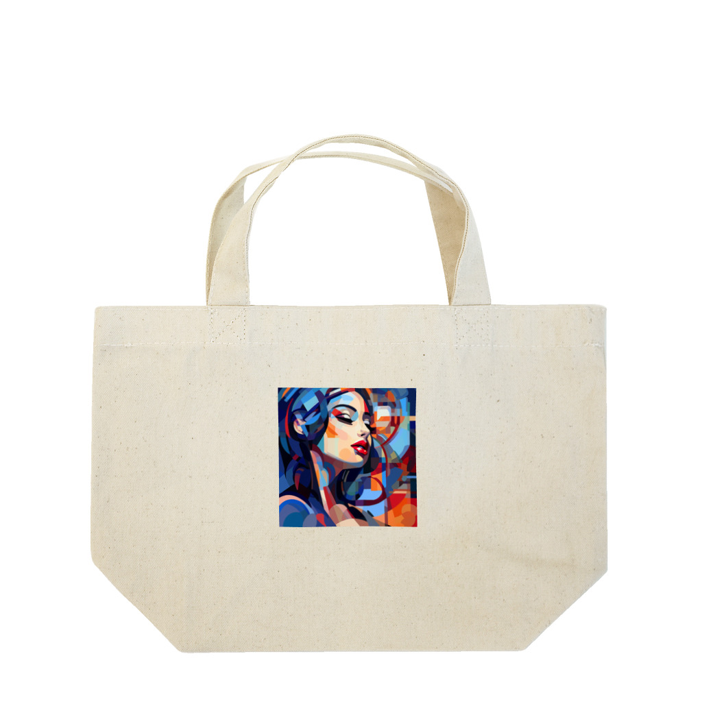 Carpe DiemのWomen who listen to music Lunch Tote Bag