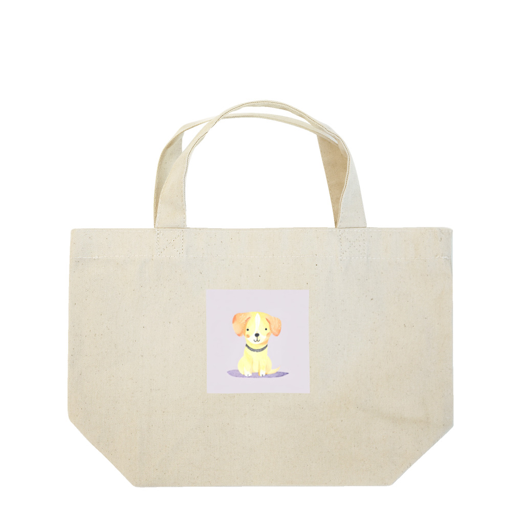 🥦🥦🥦の忠犬ポチポチ丸 Lunch Tote Bag