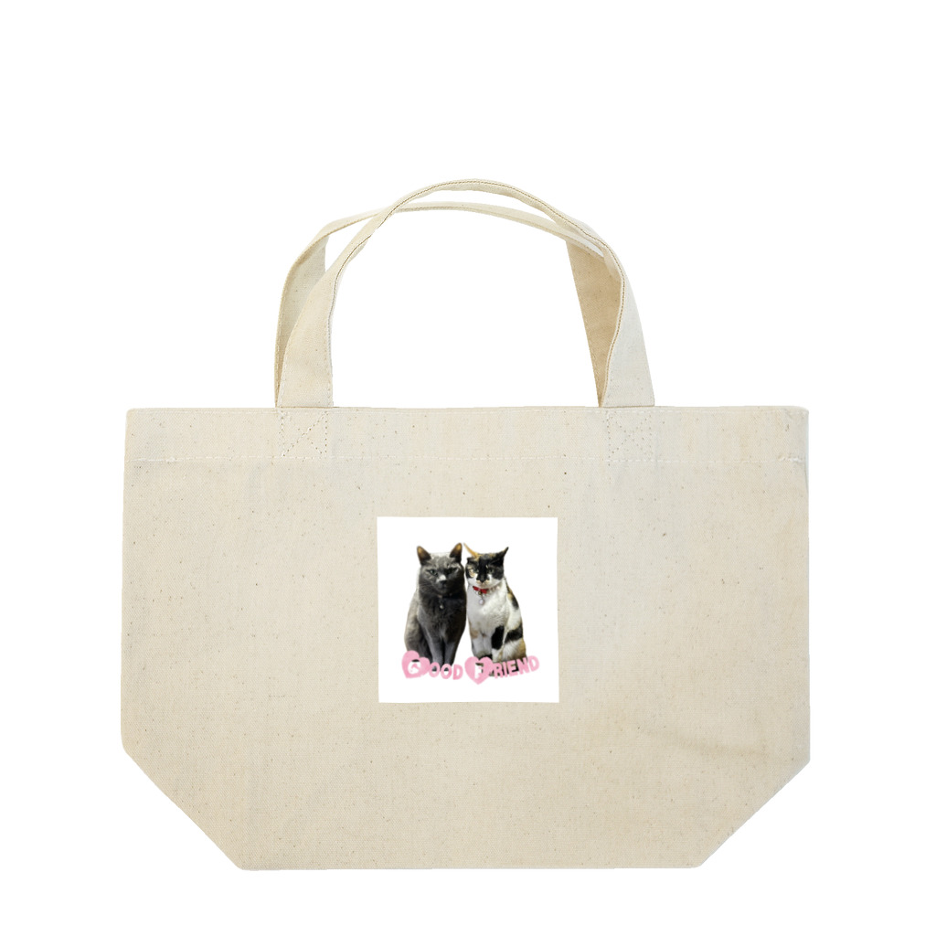 寝てる子のひめとはな Lunch Tote Bag