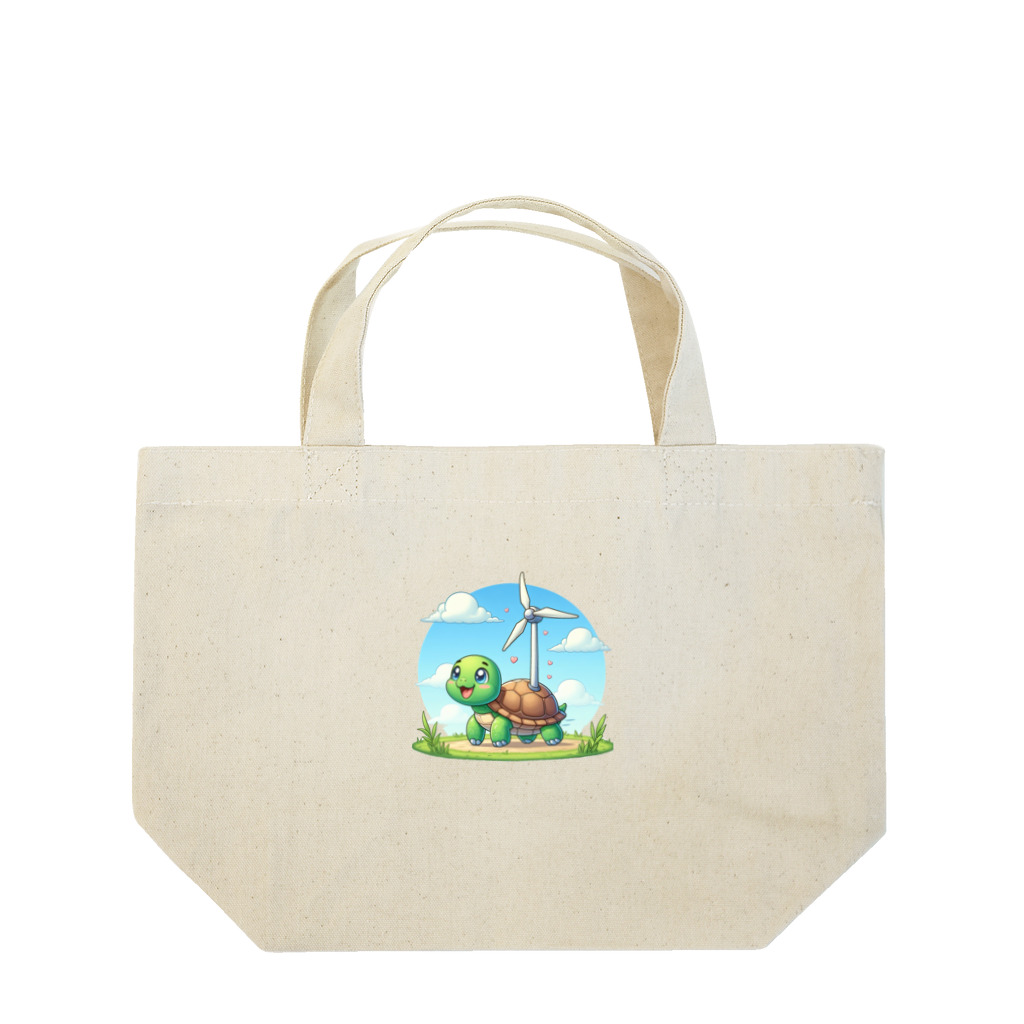 カメ好き屋のかめさん Lunch Tote Bag