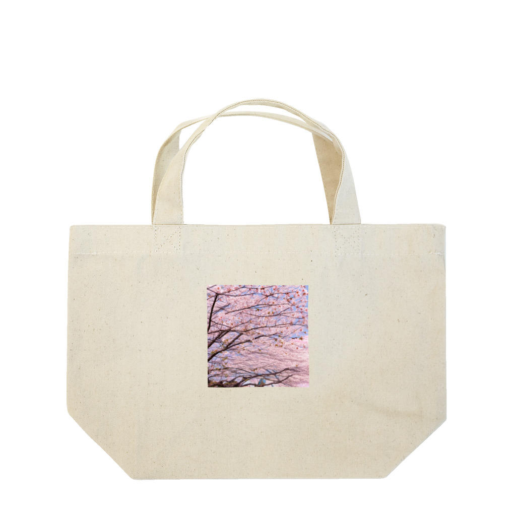 辺賦志ショップの美しき桜 Lunch Tote Bag