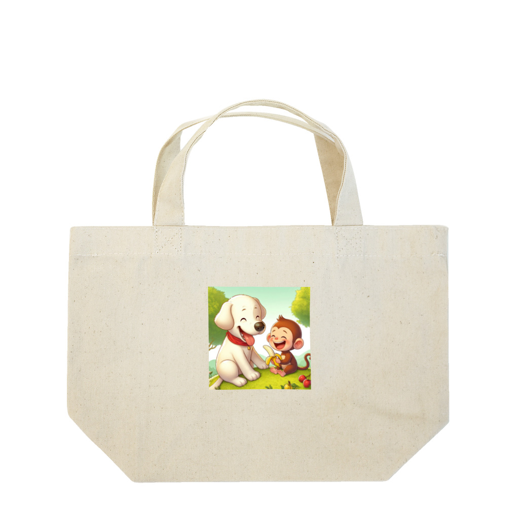 みんかずショップのけんえんの仲良し Lunch Tote Bag