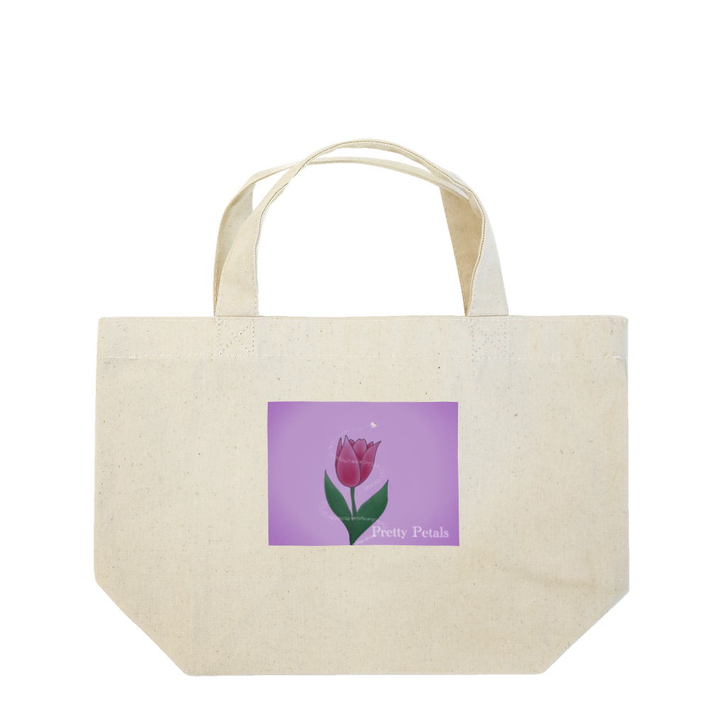 Pretty Petalsのガーリートートバッグ Lunch Tote Bag