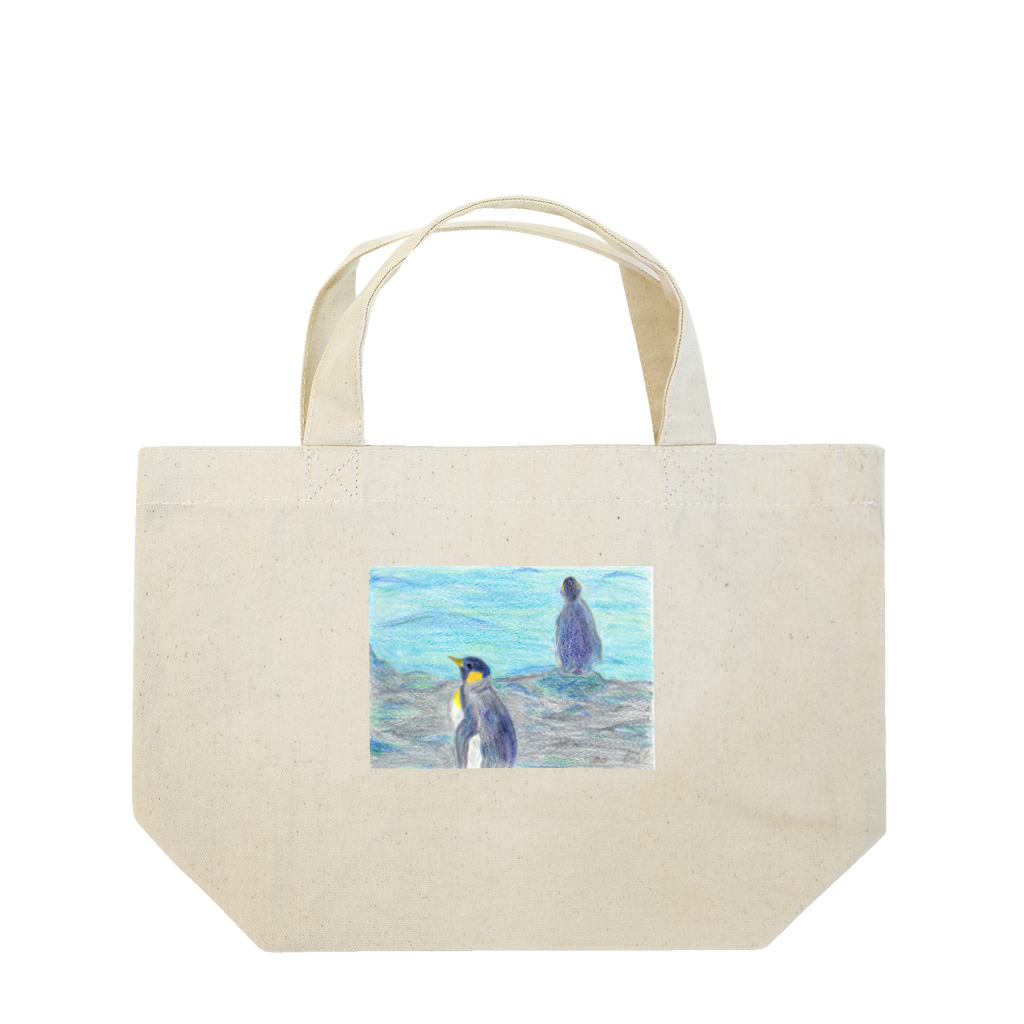 つぎのラピス島ペンギン Lunch Tote Bag