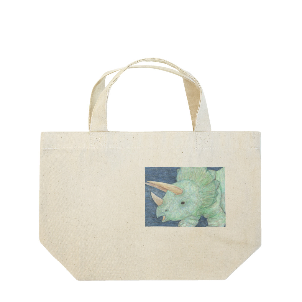 つぎのトリケラトプス　恐竜 Lunch Tote Bag