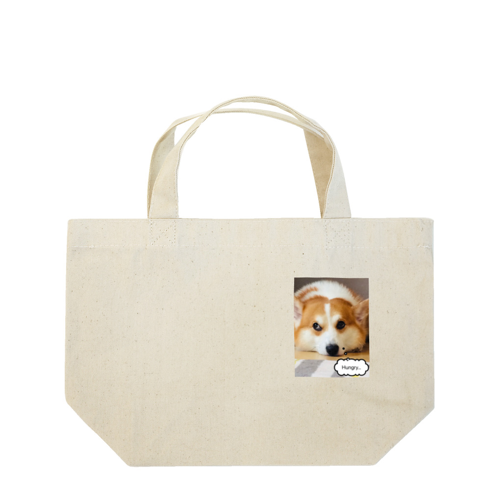 uzumakiのチラ見コーギーさん Lunch Tote Bag