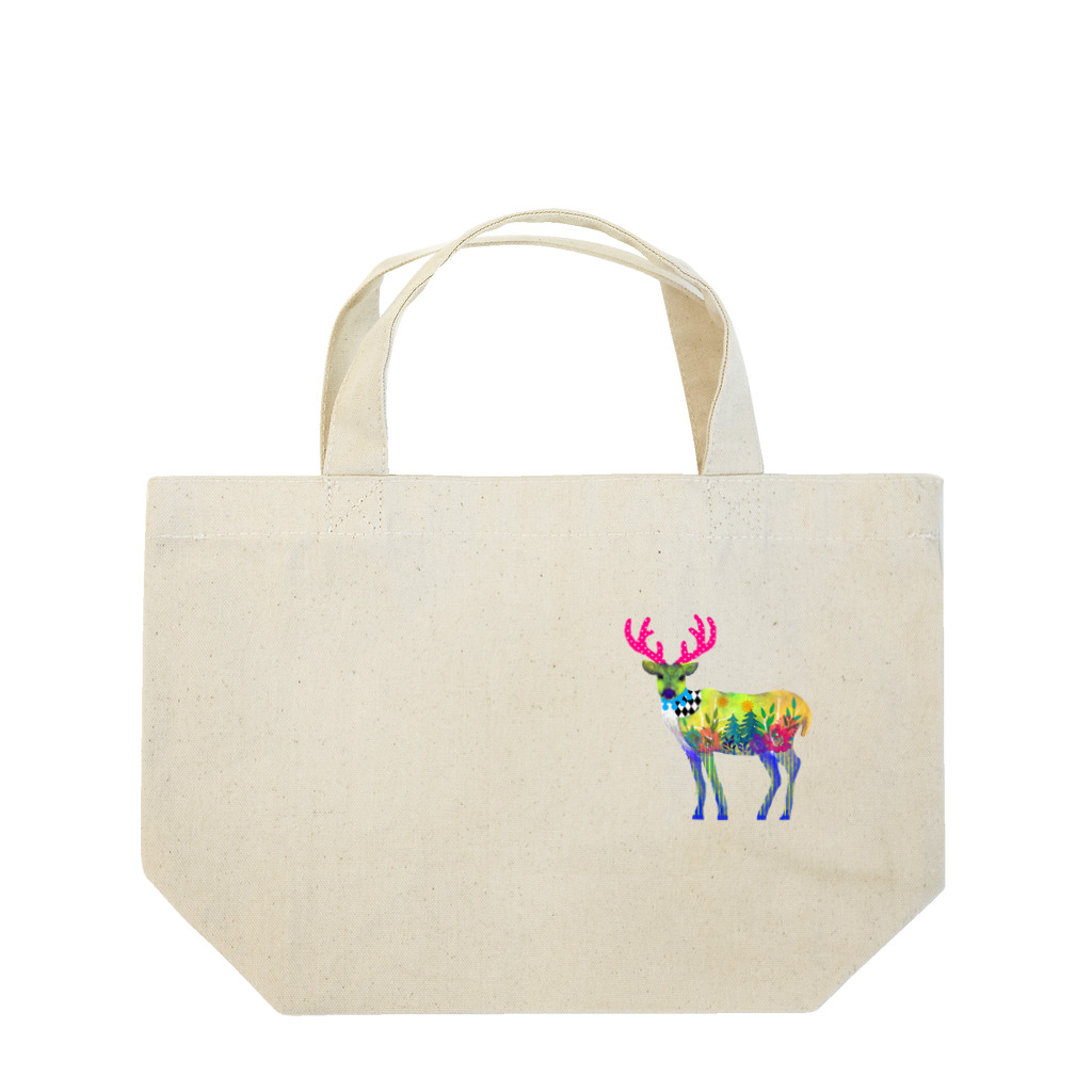 yucca-ticcaの鹿 ピノコ Lunch Tote Bag