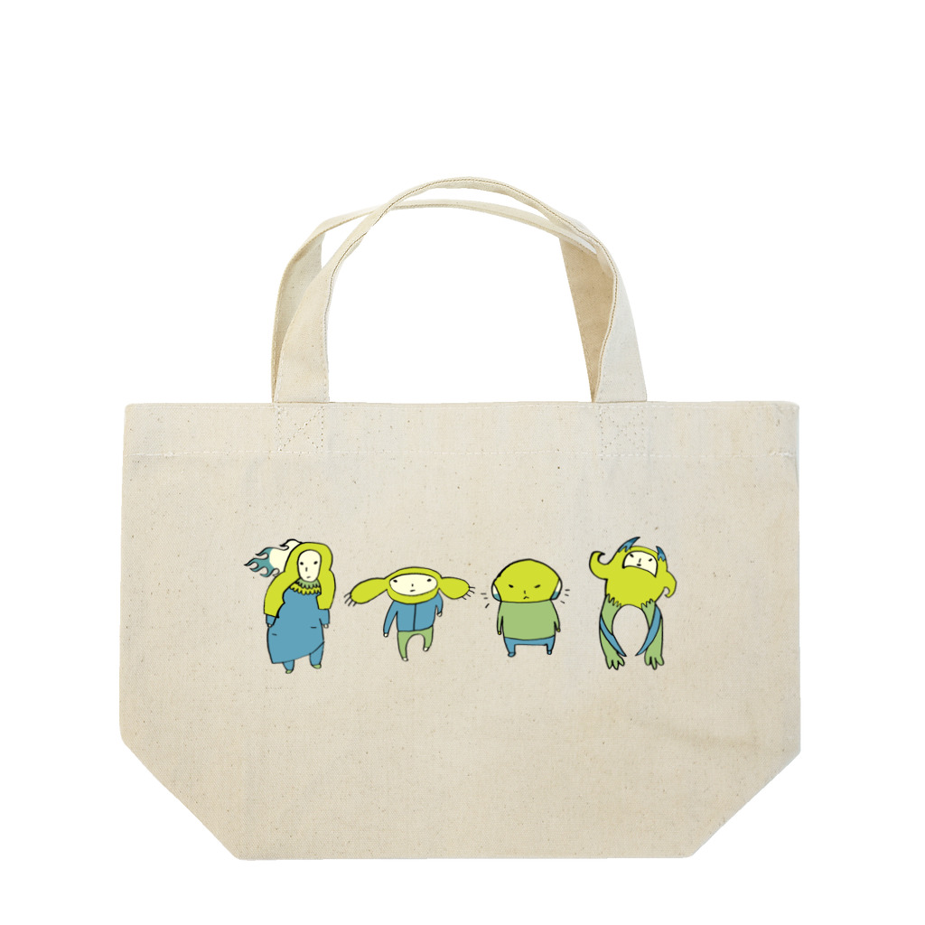 ORTHODOGSの４人(横) Lunch Tote Bag
